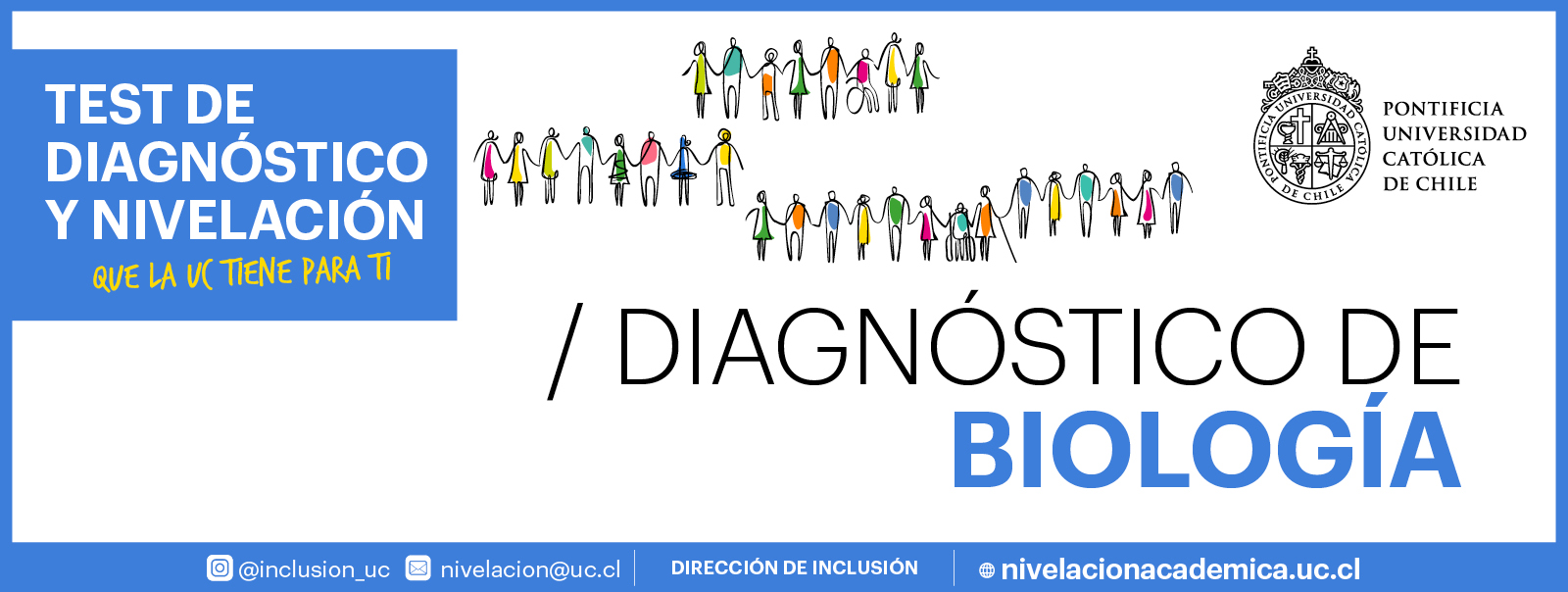 Banner gráfico con título: "Diagnóstico de Biología"