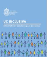 Portada completa folleto UC Inclusiva. Informativo y servicios para docentes